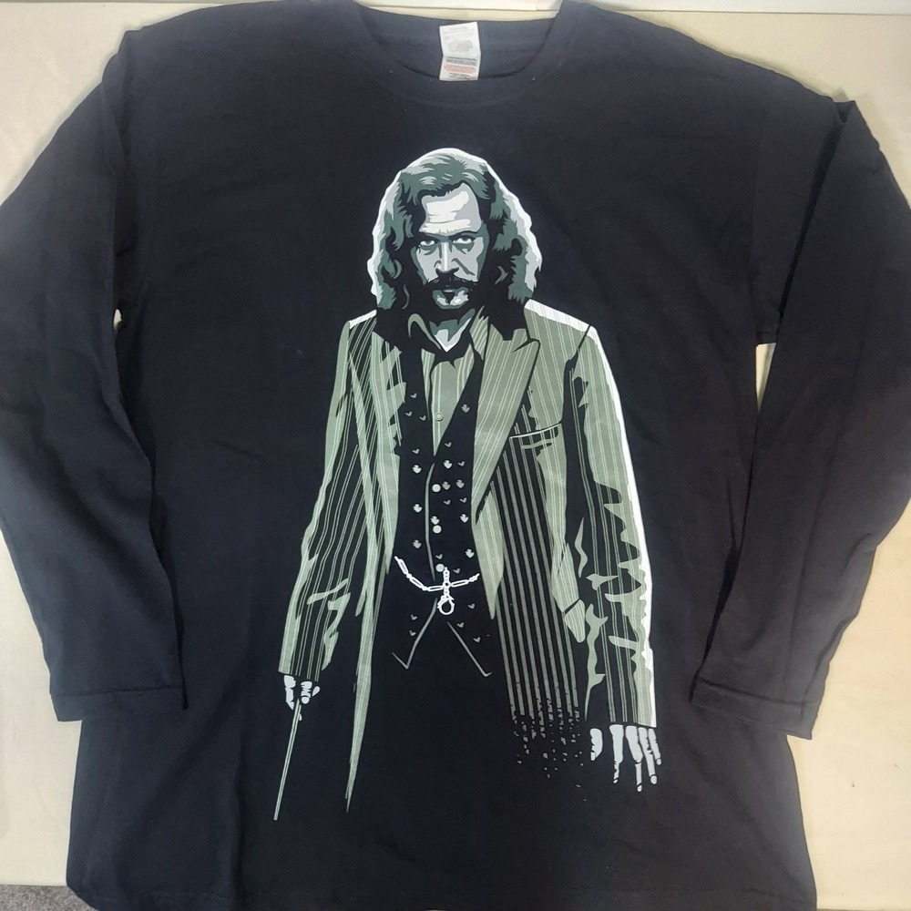 Fruit of the Loom Harry Potter Sirius Black Graphic Long Sleeve T-Shirt L